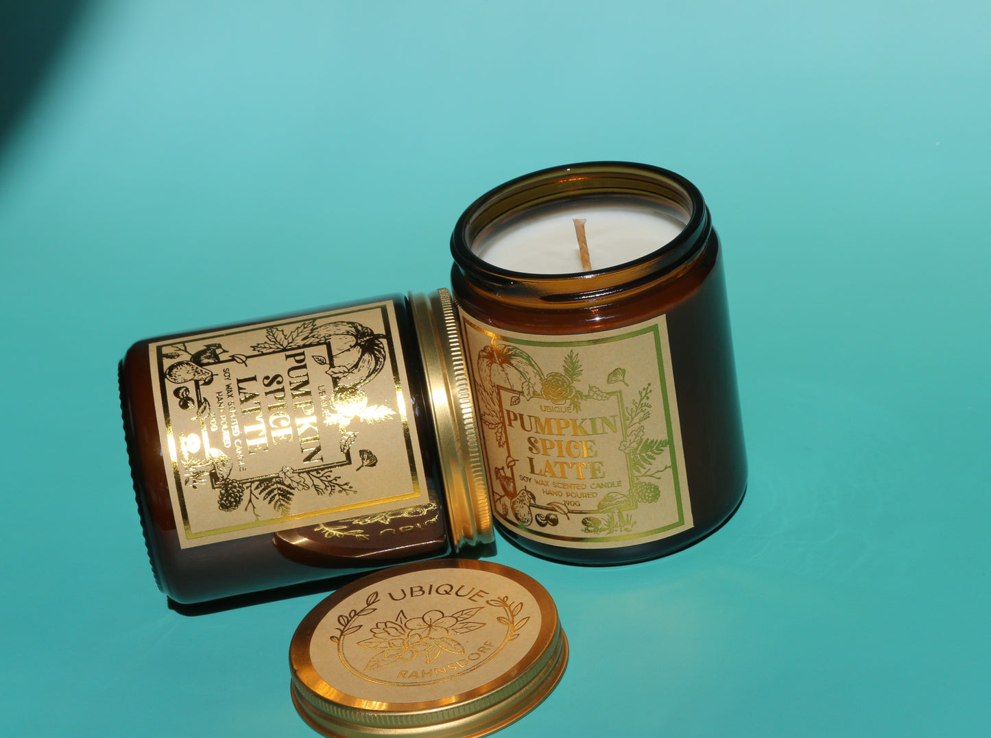 Pumpkin Spice Latte Soy Wax Candle by UBIQUE
