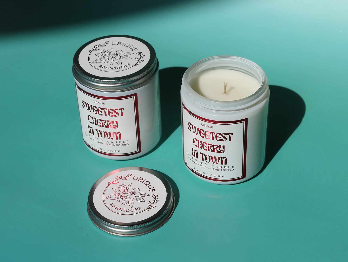 Sweetest Cherry In Town Soy Wax Candle by UBIQUE