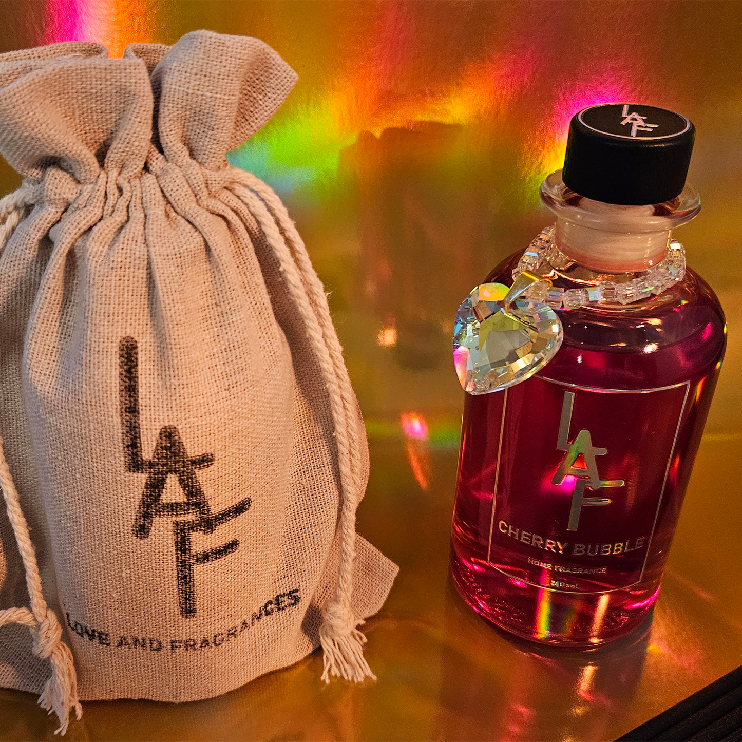 Aromatic Diffuser with sticks CHERRY BUBBLE by LAF