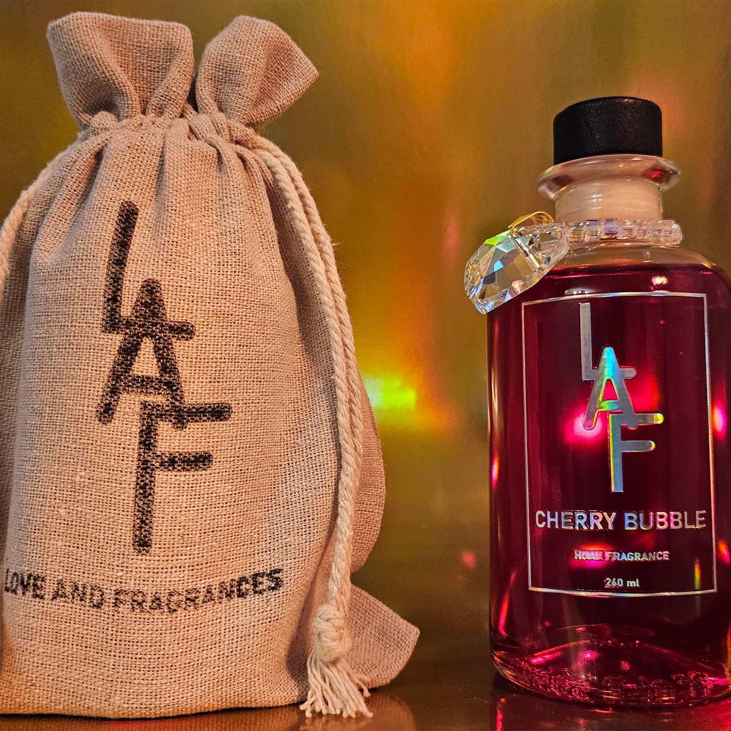 Aromatic Diffuser with sticks CHERRY BUBBLE by LAF