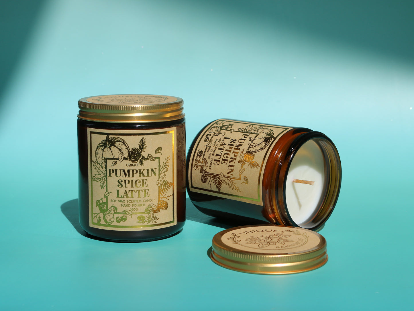 Pumpkin Spice Latte Soy Wax Candle by UBIQUE