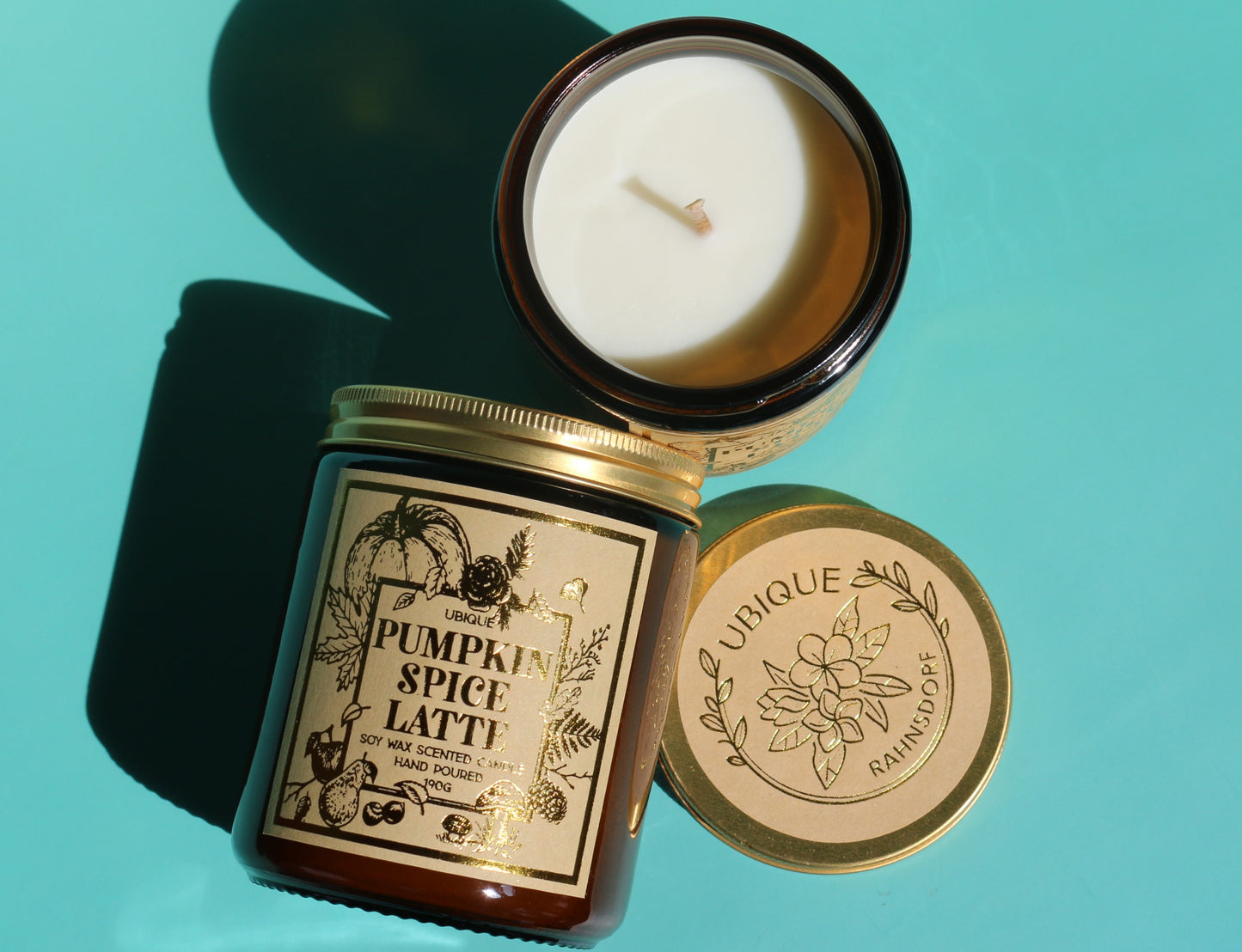 Pumpkin Spice Latte Soy Wax Candle by UBIQUE