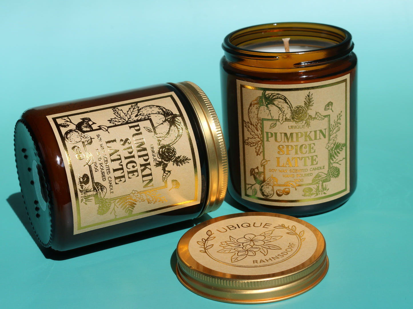 Pumpkin Spice Latte Soy Wax Candle by UBIQUE