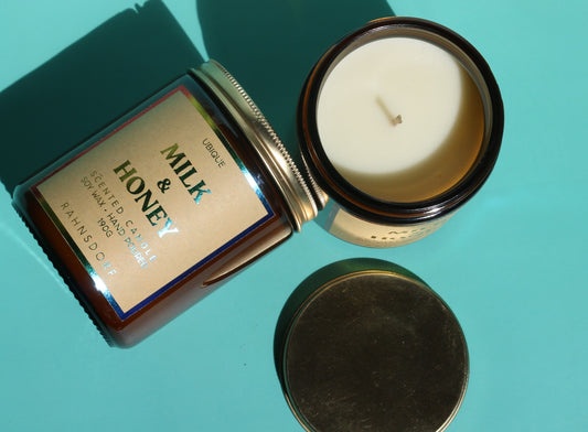 Milk & Honey Soy Wax Candle by UBIQUE