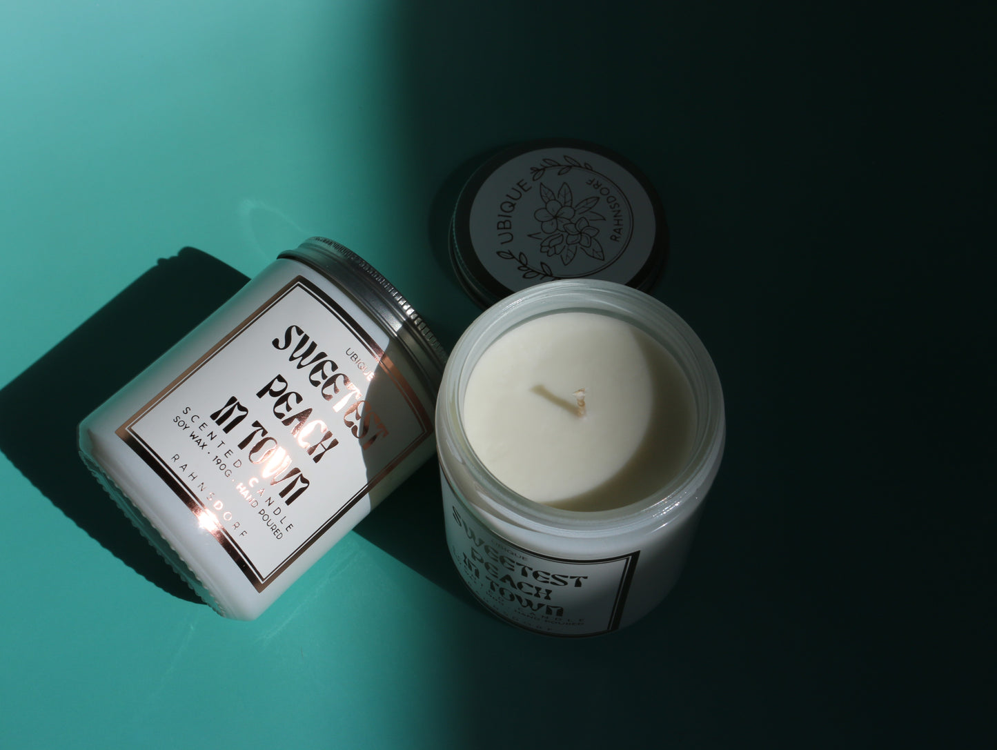 Sweetest Peach In Town Soy Wax Candle by UBIQUE