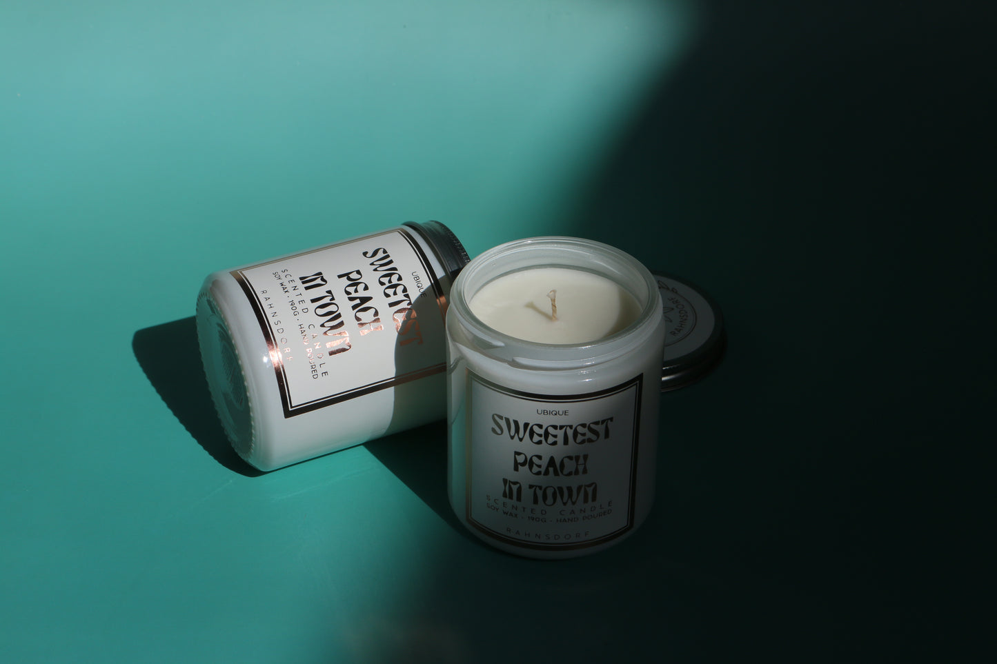 Sweetest Peach In Town Soy Wax Candle by UBIQUE