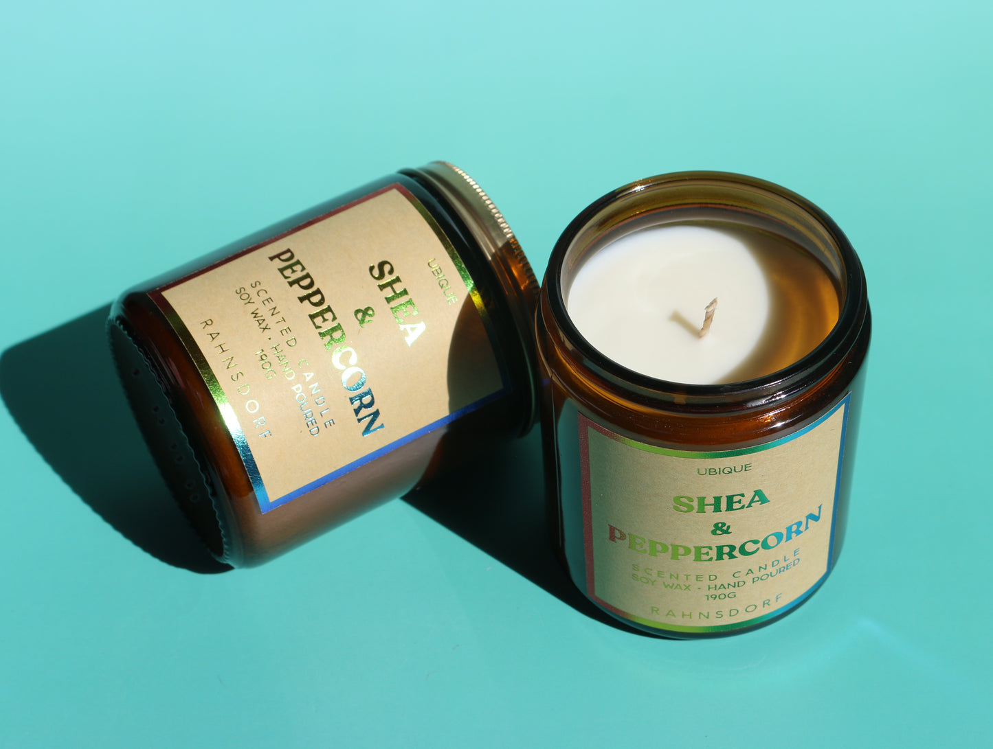 Shea & Peppercorn Soy Wax Candle by UBIQUE