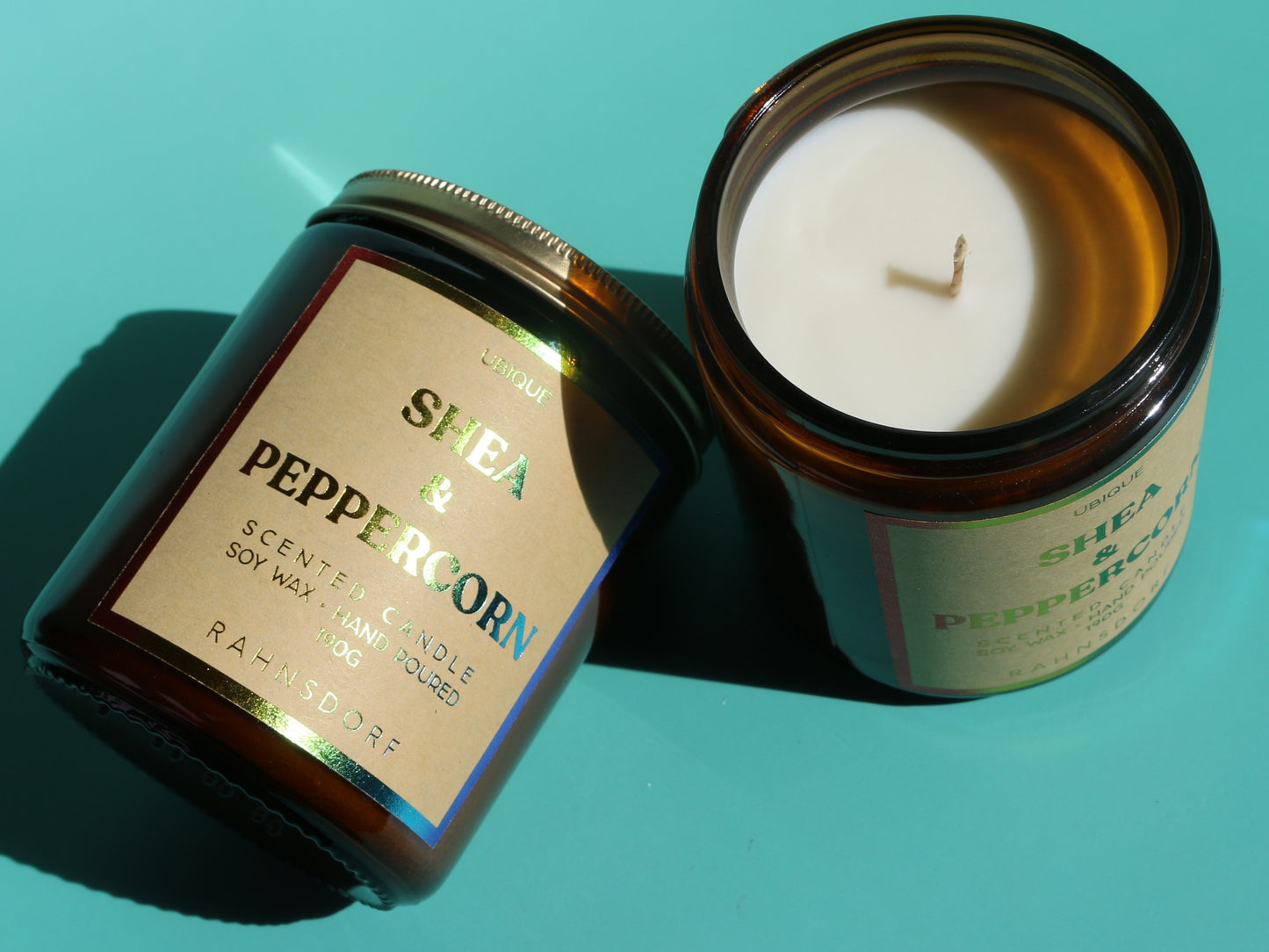 Shea & Peppercorn Soy Wax Candle by UBIQUE