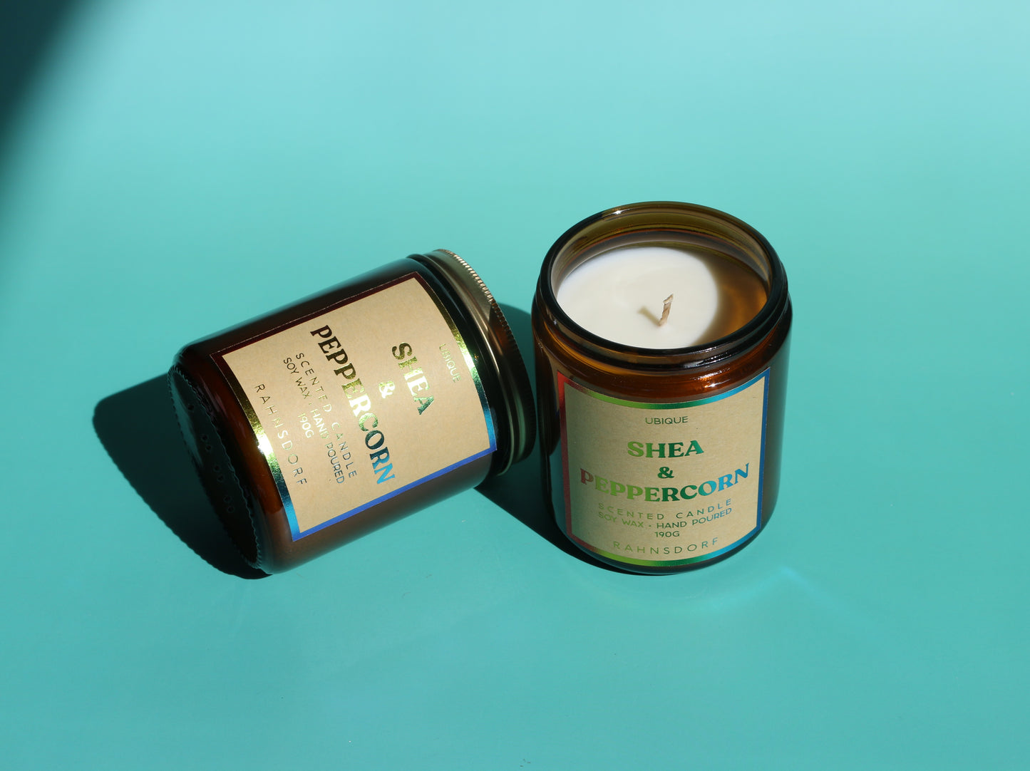 Shea & Peppercorn Soy Wax Candle by UBIQUE