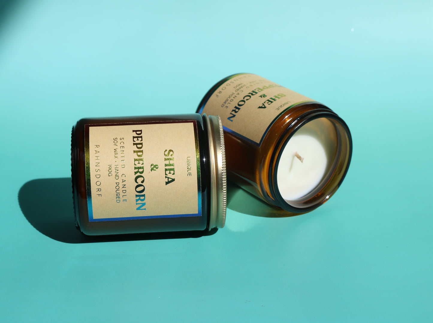 Shea & Peppercorn Soy Wax Candle by UBIQUE