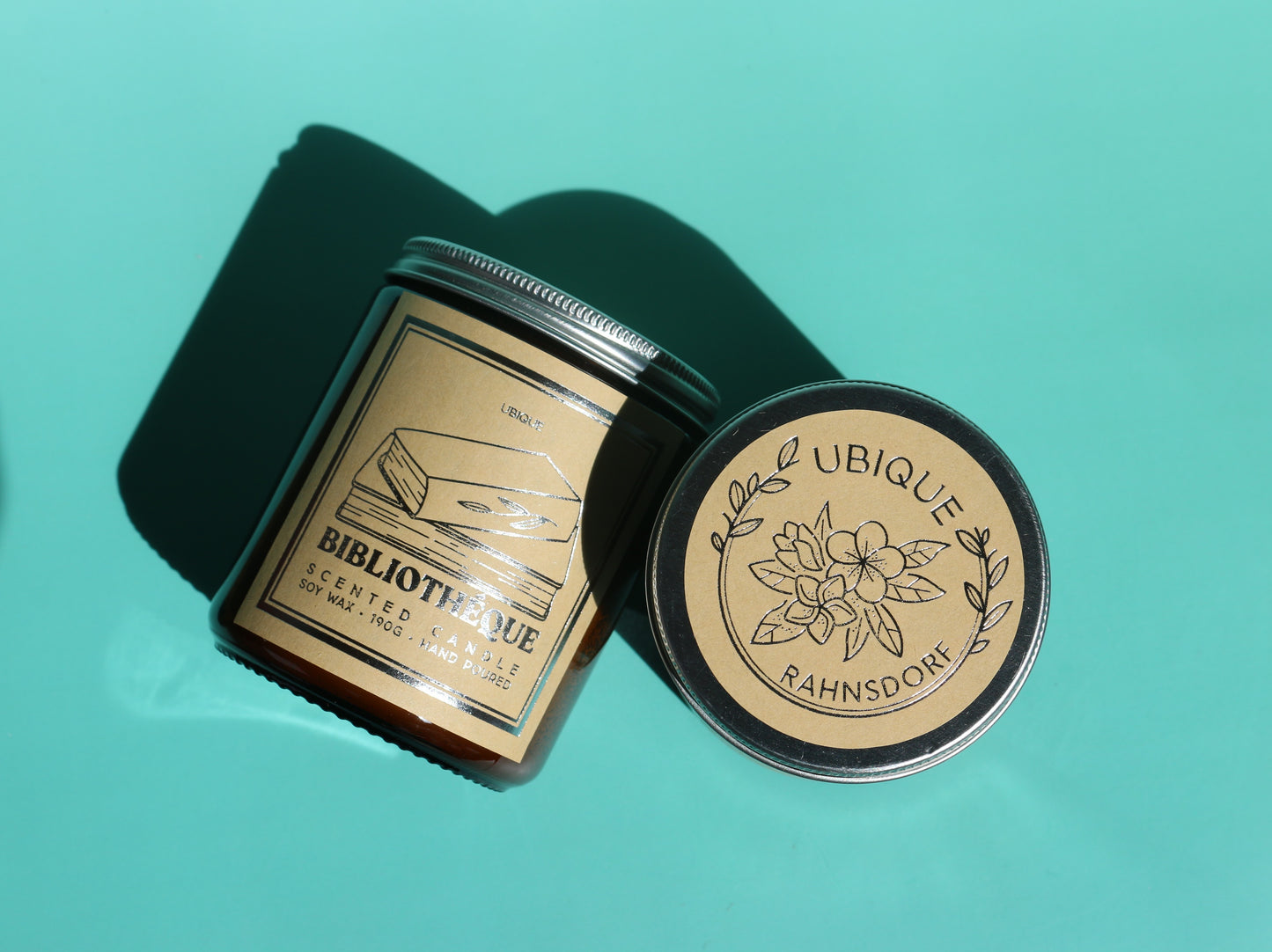 Red Plum & Rhubarb Soy Wax Candle by UBIQUE