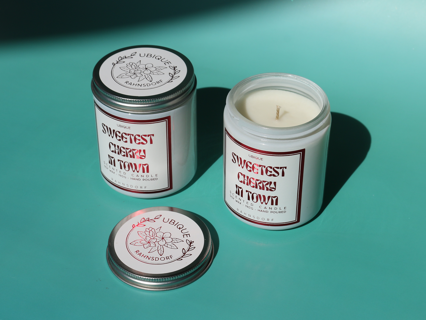 Sweetest Cherry In Town Soy Wax Candle by UBIQUE