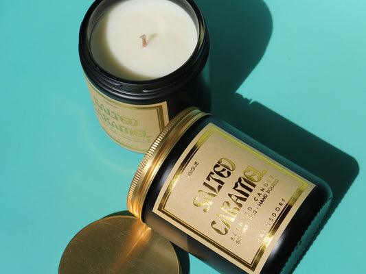 Salted Caramel Soy Wax Candle by UBIQUE