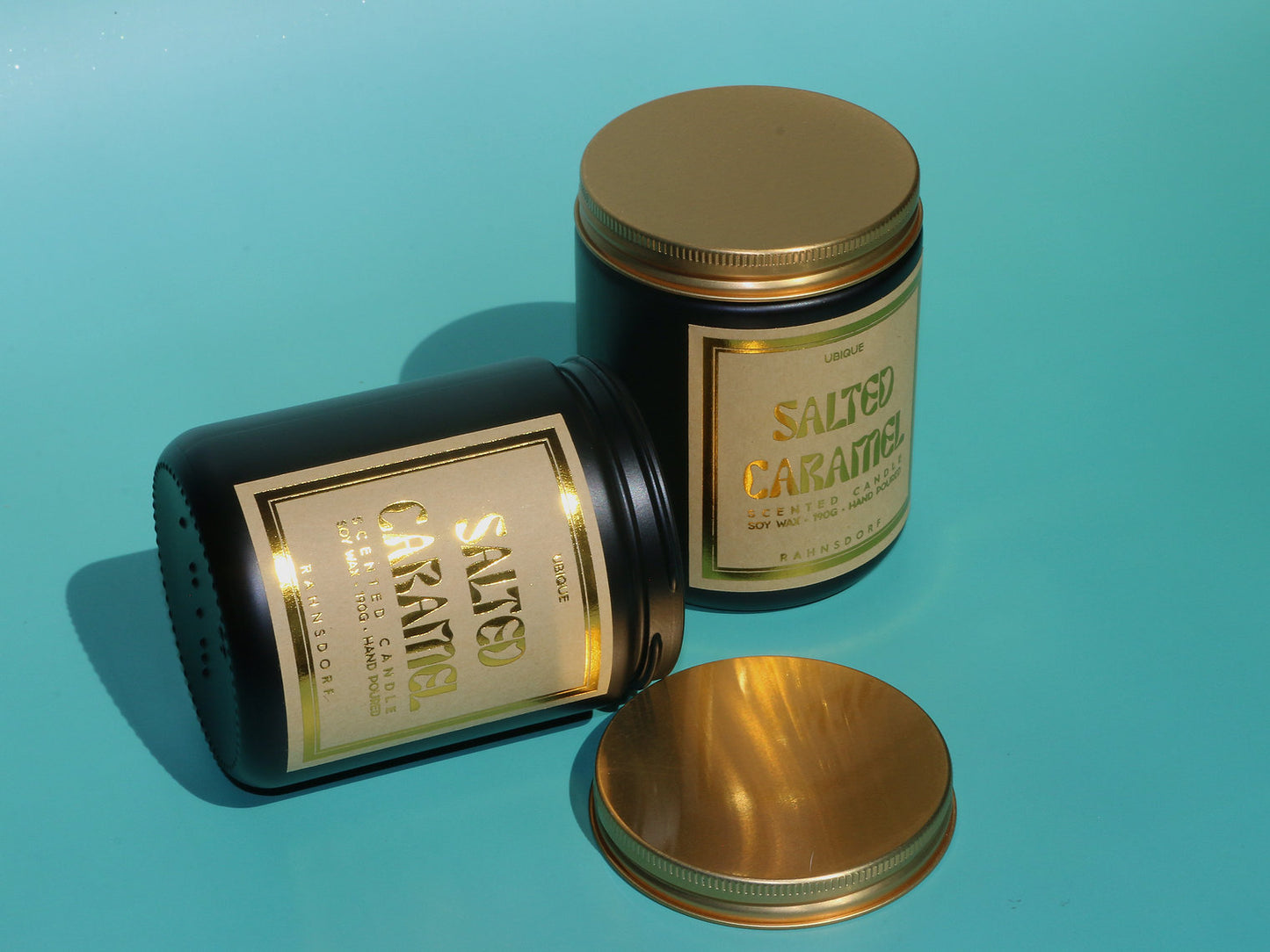 Salted Caramel Soy Wax Candle by UBIQUE
